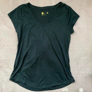 dark forest green Xersion workout top